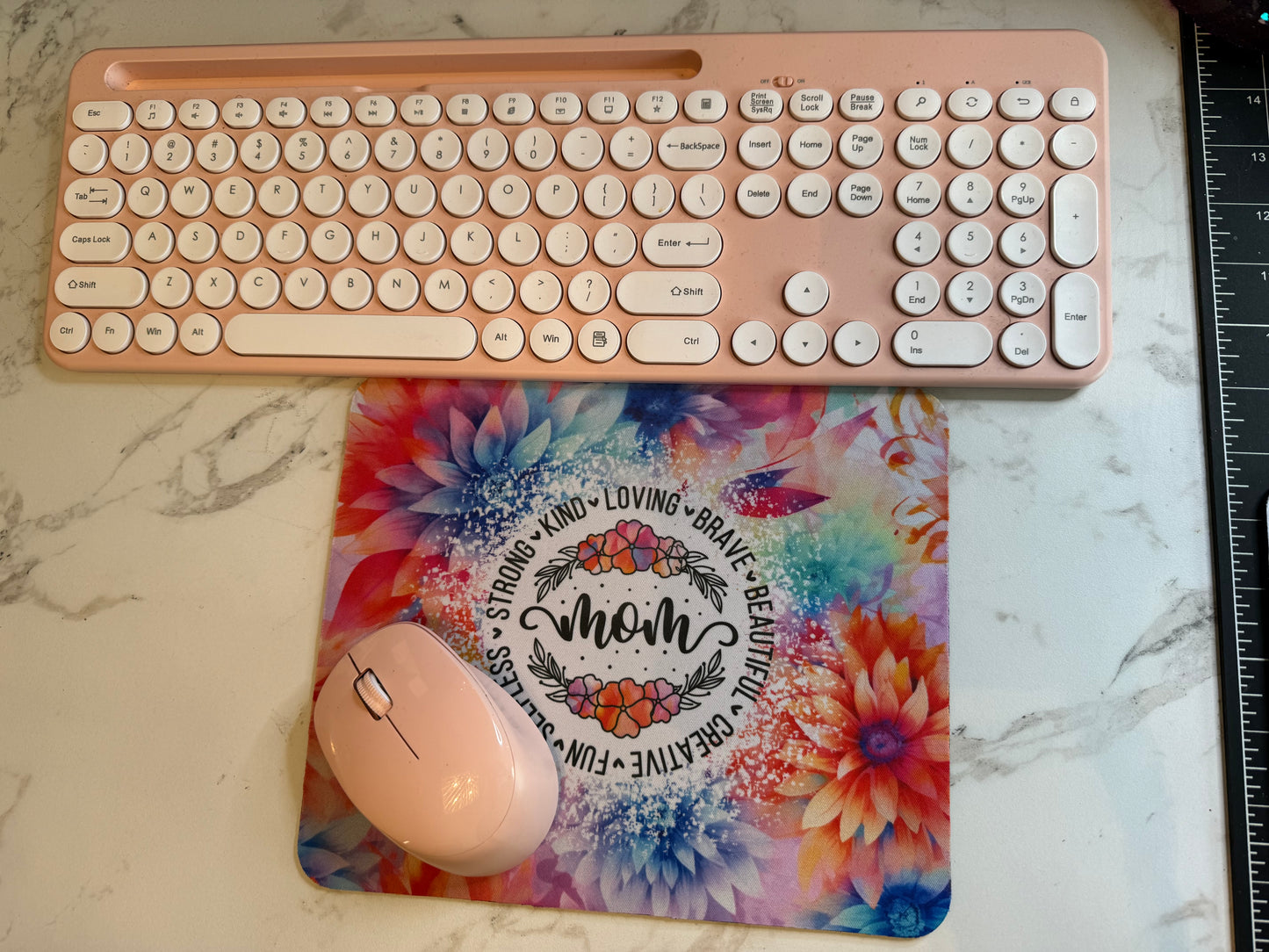 Mom Definition Circle Mousepad