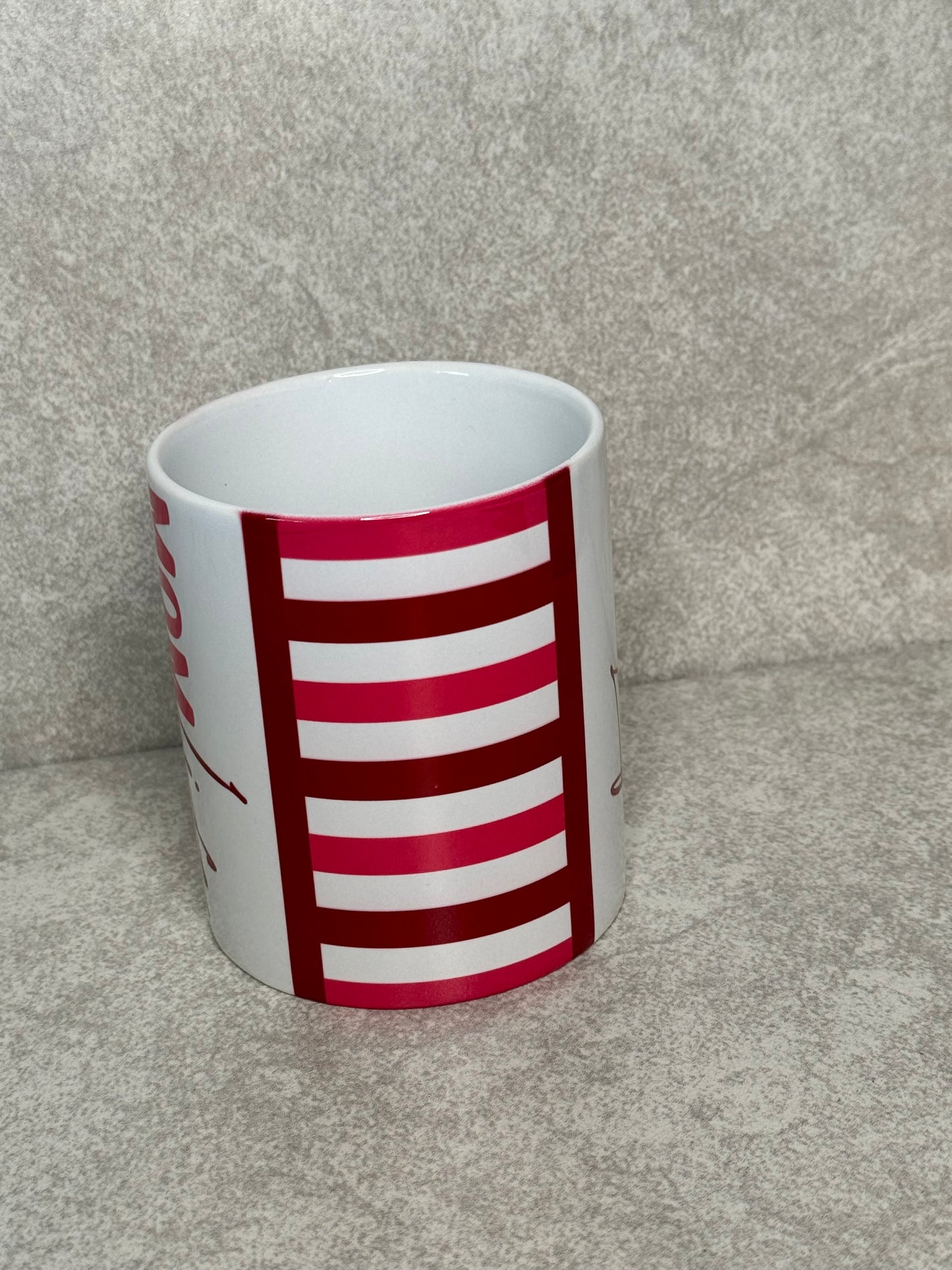 Mom Life With Stripes 11oz Mug