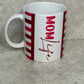 Mom Life With Stripes 11oz Mug