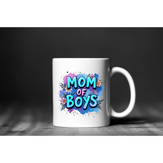 Mom of Boys Mug