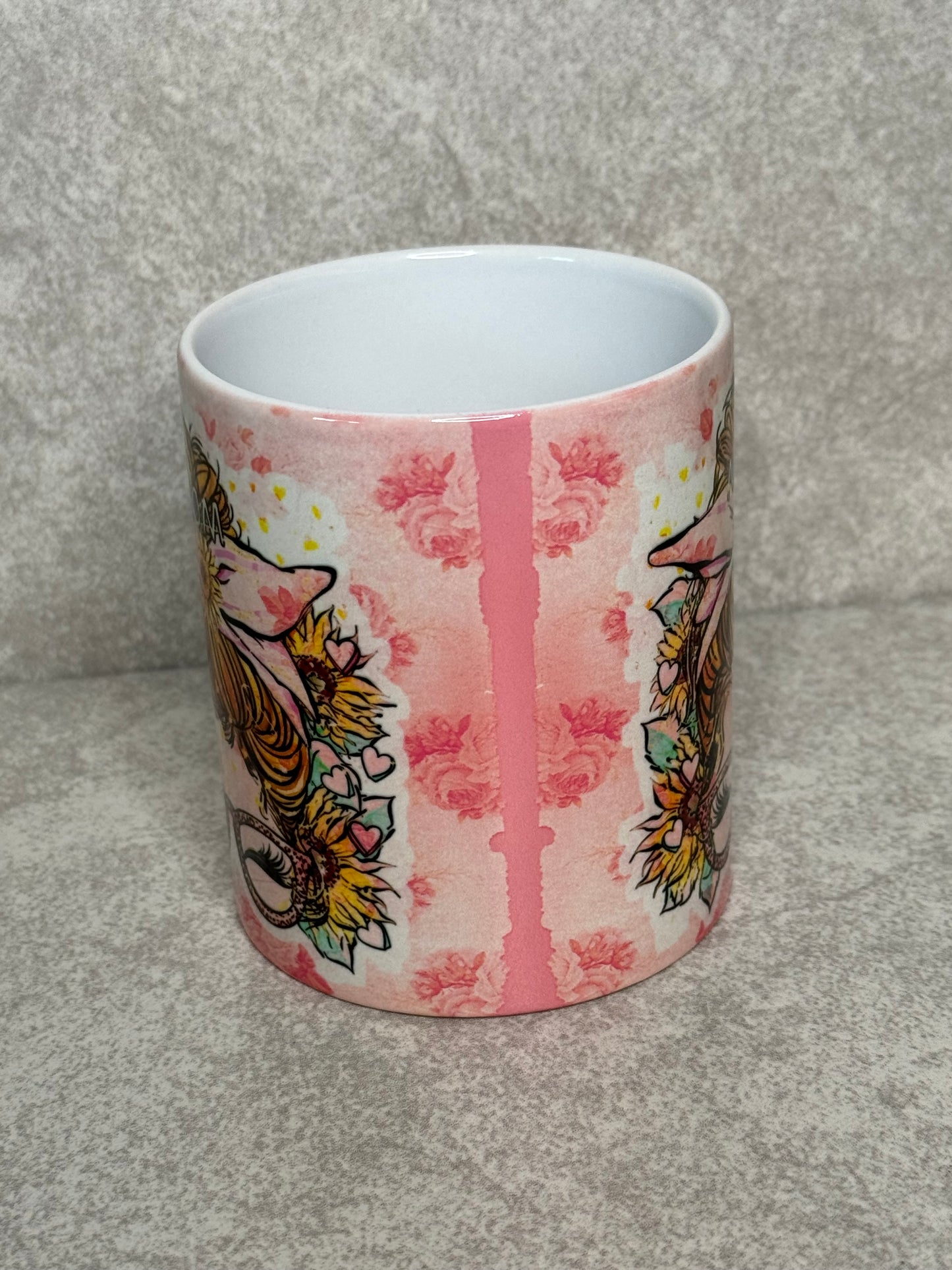 Mom With Pink Glasses 11oz Mug