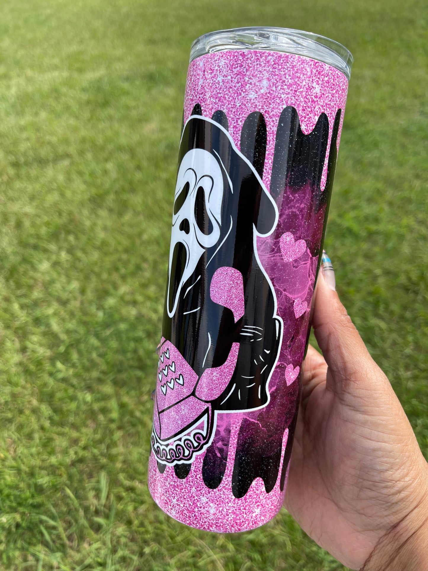 No You Hang Up- 20oz Tumbler-Halloween-Scary