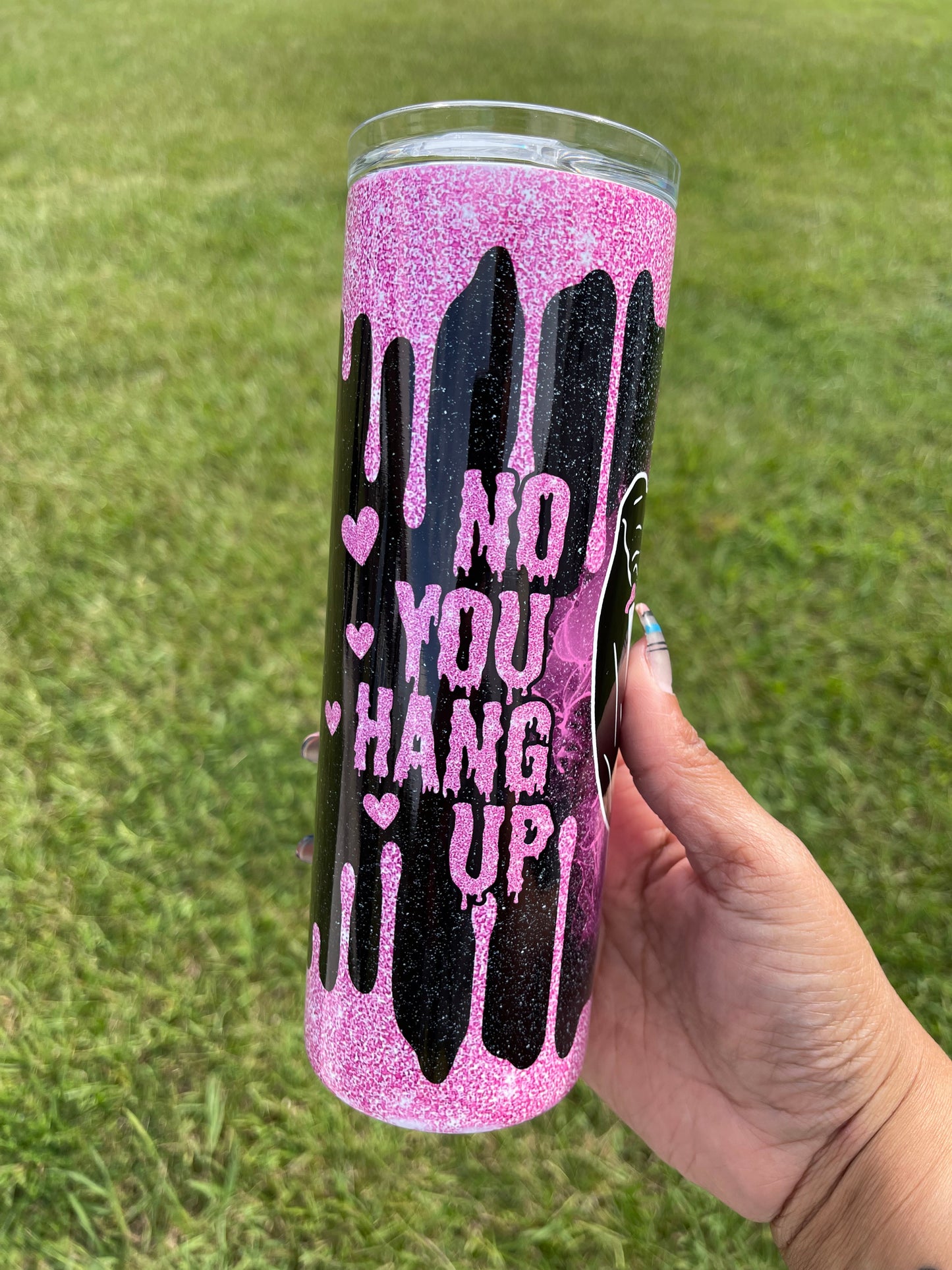 No You Hang Up- 20oz Tumbler-Halloween-Scary