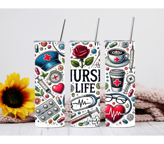 Nurse Life 20oz Tumbler