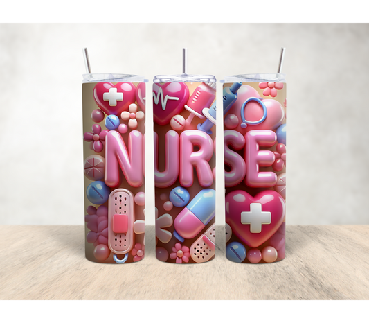 Nurse Puff 20oz Tumbler