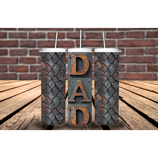 Rustic Dad Father's Day Tumbler