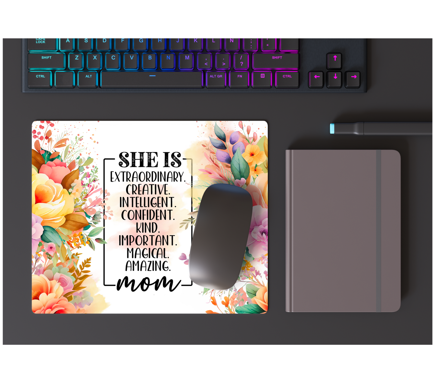 She Is MOM Mousepad