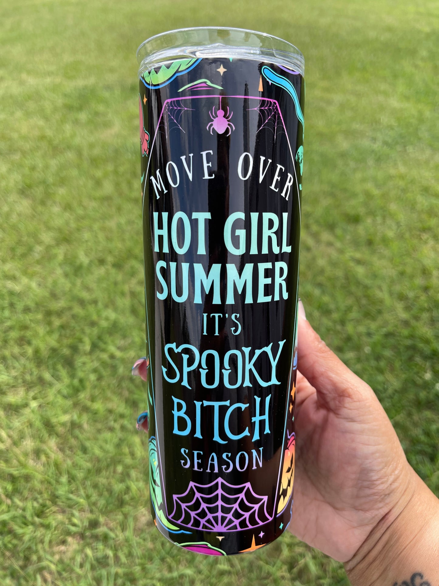 MOVE OVER HOT GIR SUMMER- SPOOKY B SEASON 20oz Tumbler