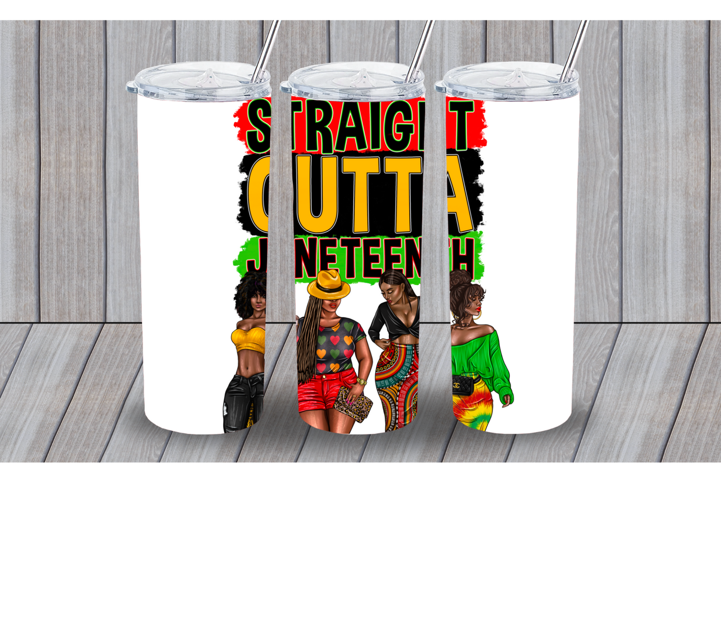 Straight Outta Juneteenth 20oz Tumbler