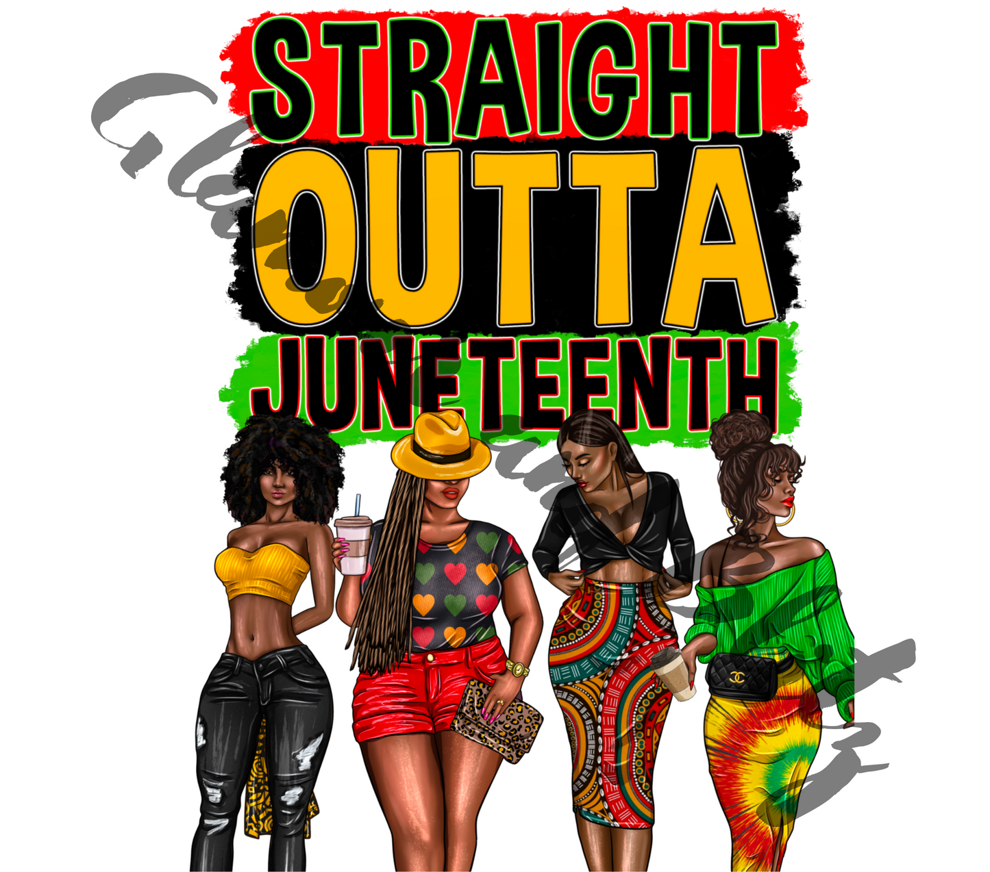 Straight Outta Juneteenth 20oz Tumbler