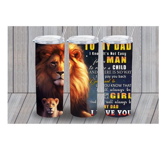 Daddy’s Little Girl Father’s Day 20oz Tumbler