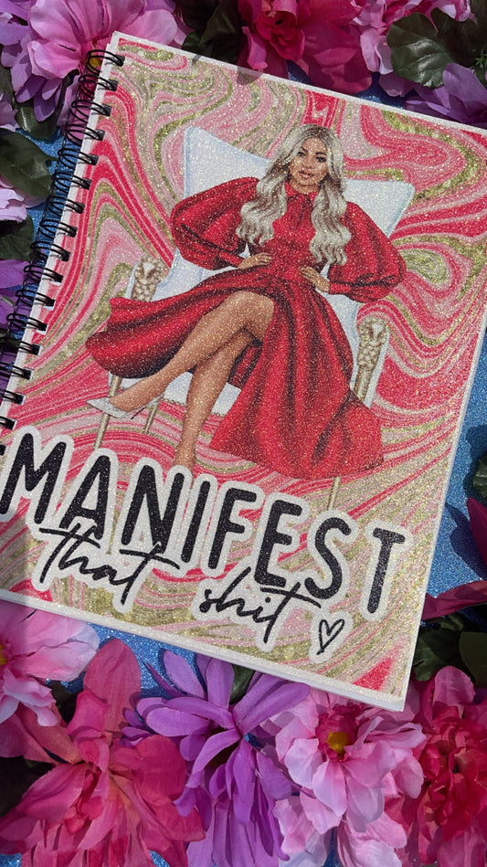 Manifest that shhhhhh spiral notebook