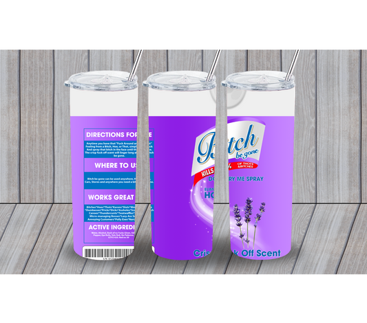 Lavender B Spray 20oz Tumbler