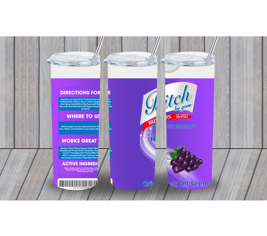 Grape B Spray 20oz Tumbler