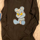 Savage Teddy-Black Long Sleeve T-Shirt Size XL