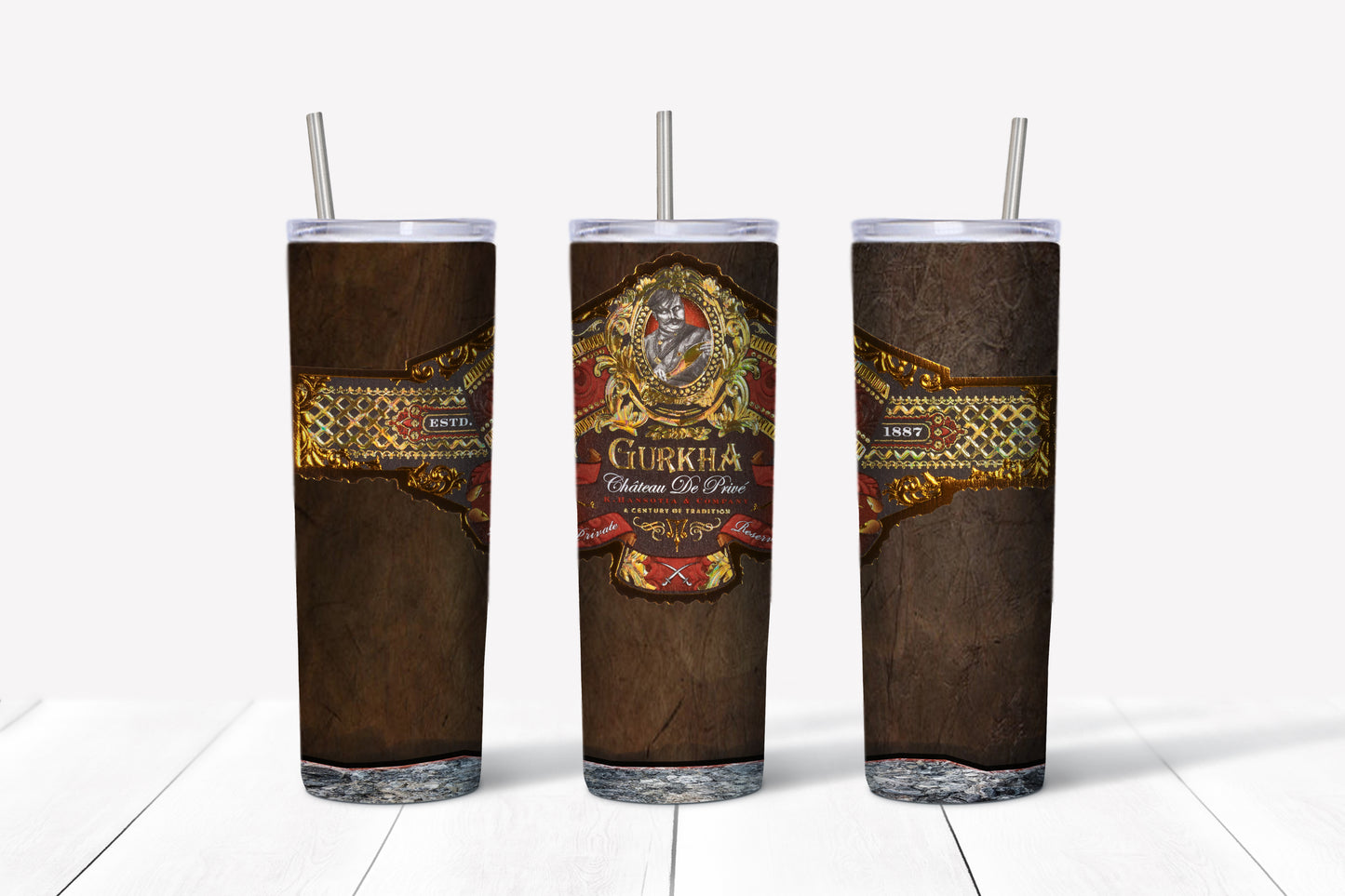 20oz Gurkha Cigar Tumbler