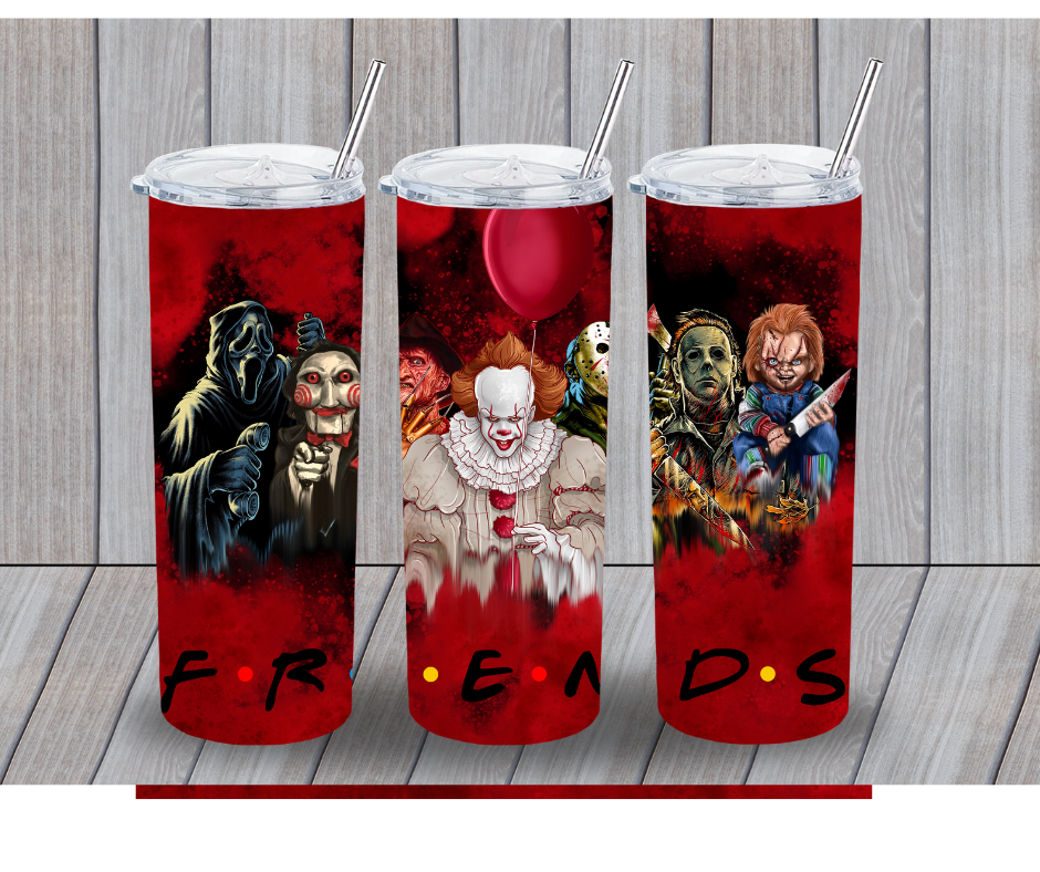 20oz Horror Friends Tumbler