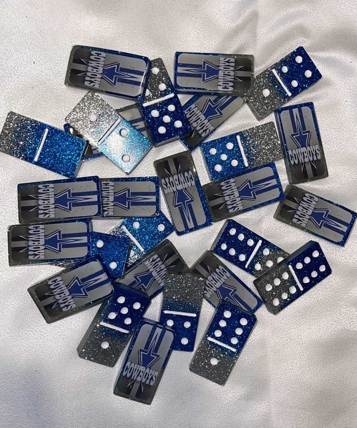 Dallas Cowboys Inspired Dominoes-Game