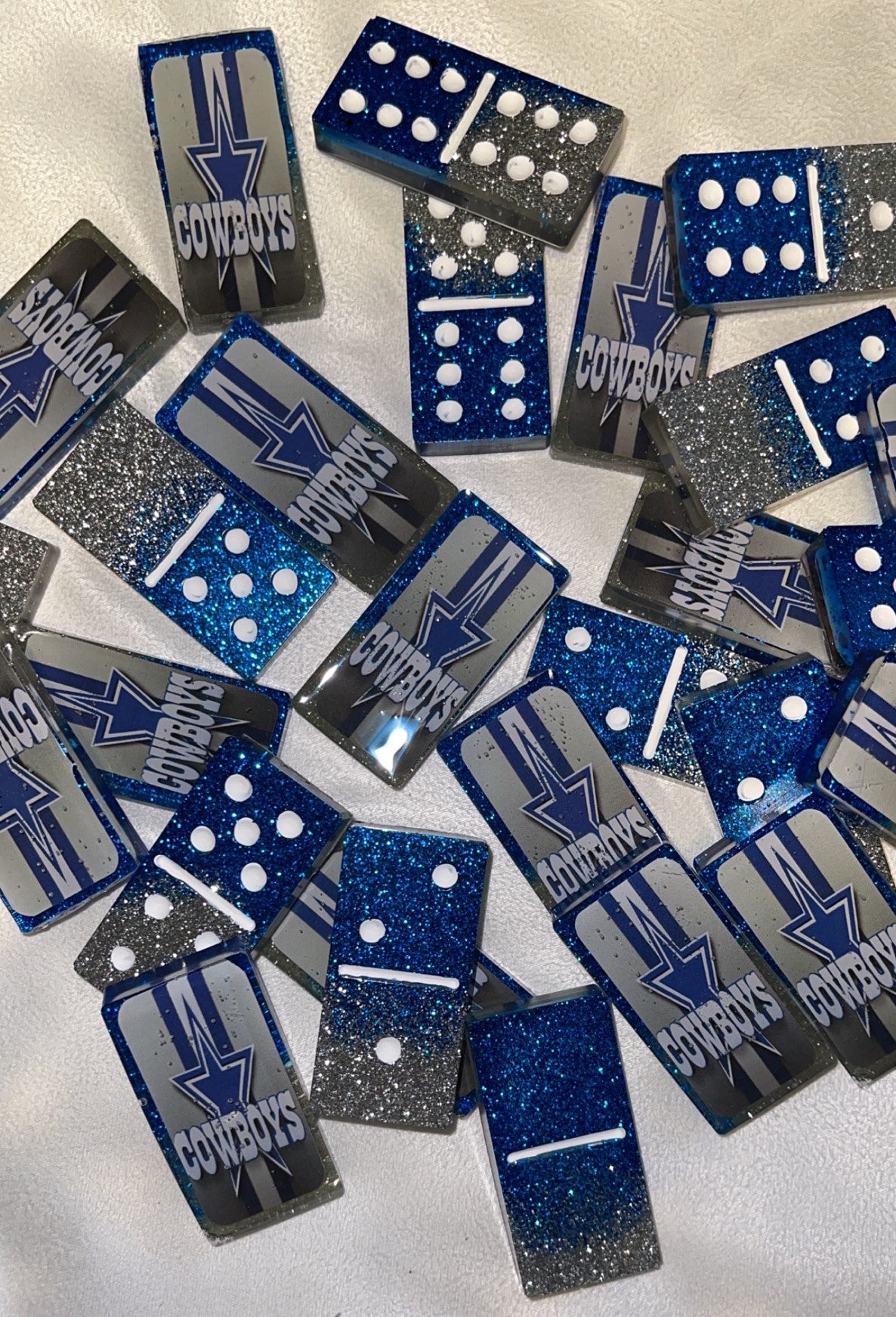 Dallas Cowboys Inspired Dominoes-Game