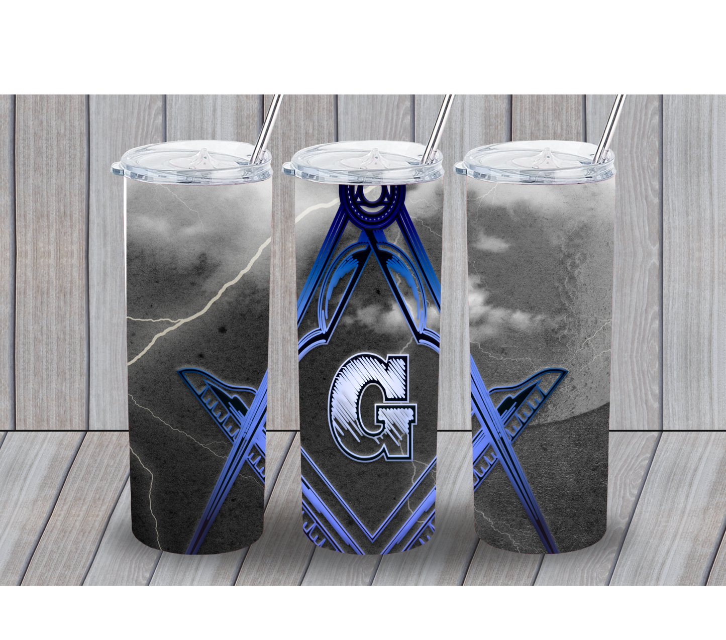 MASON INSPIRED WITH LIGHTENING 20OZ TUMBLER