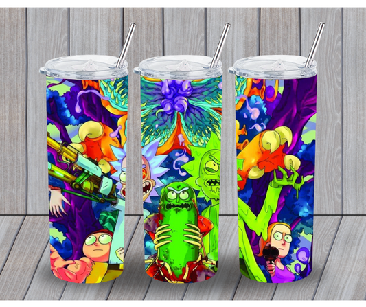 20oz Rick and Morty Inspired Tumbler