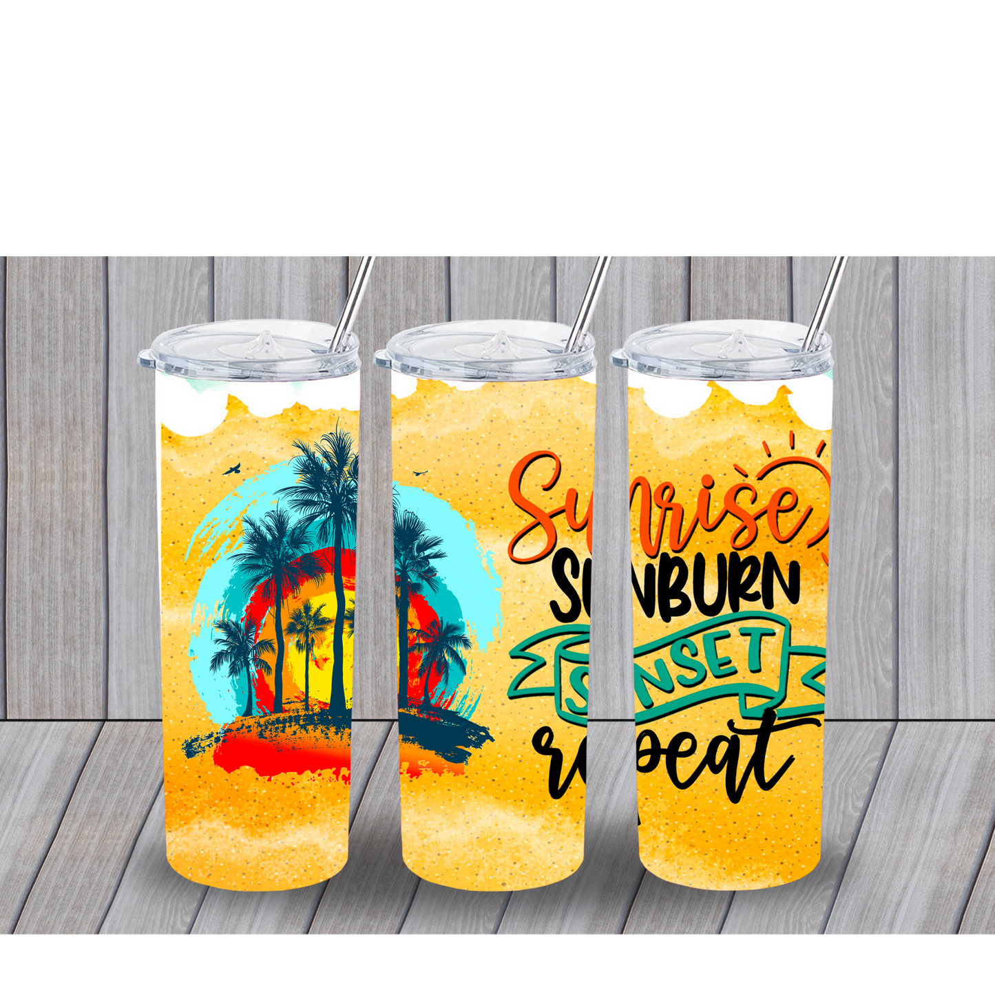 SUNRISE SUNBURST SUNSET 20OZ TUMBLER