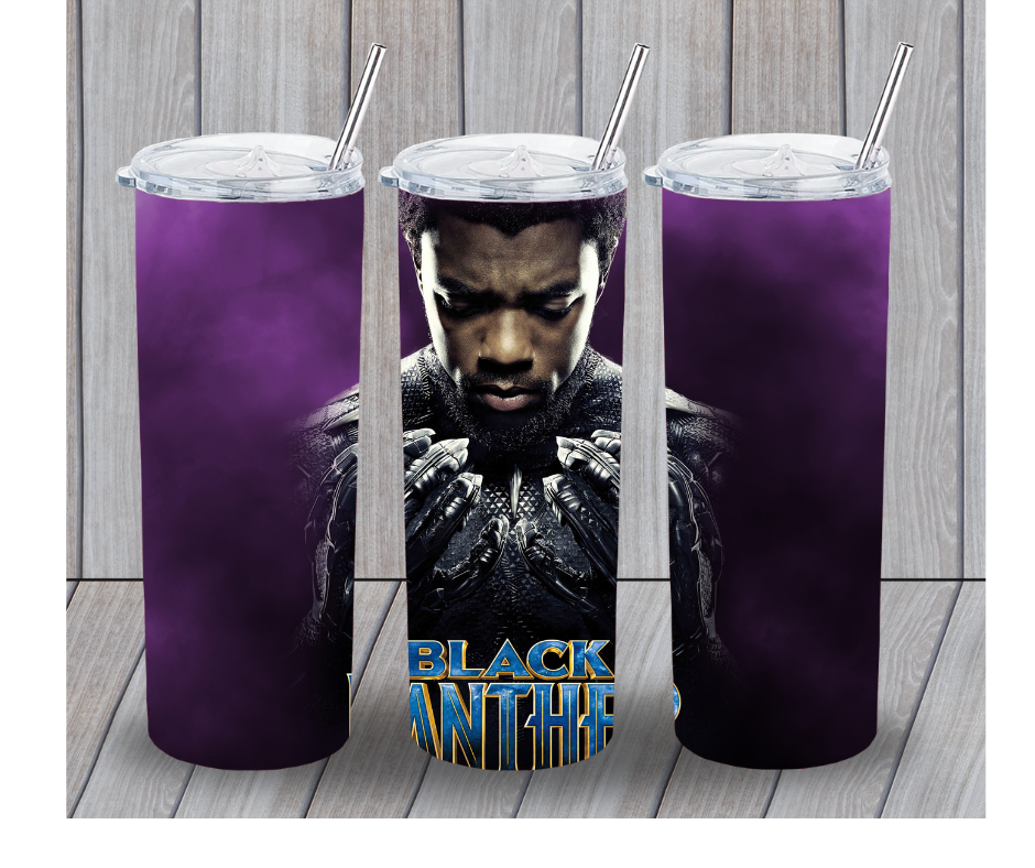 20oz Black Panther Tumbler