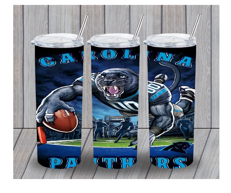 20oz Carolina Panthers Tumbler