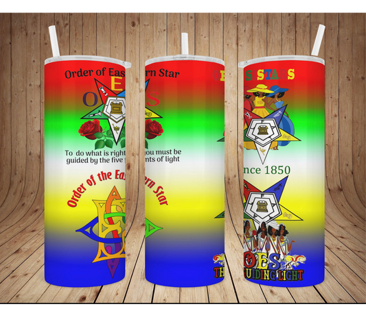 Order of the Eastern Star OES 20oz Tumbler
