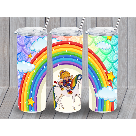 20oz Rainbow Brite Tumbler