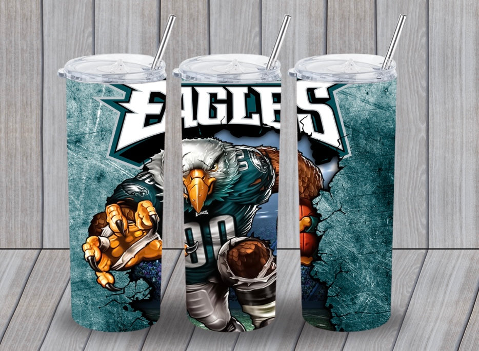 Philadelphia Eagles Inspired Tumbler