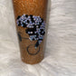 Bling Afro Tumbler 15oz