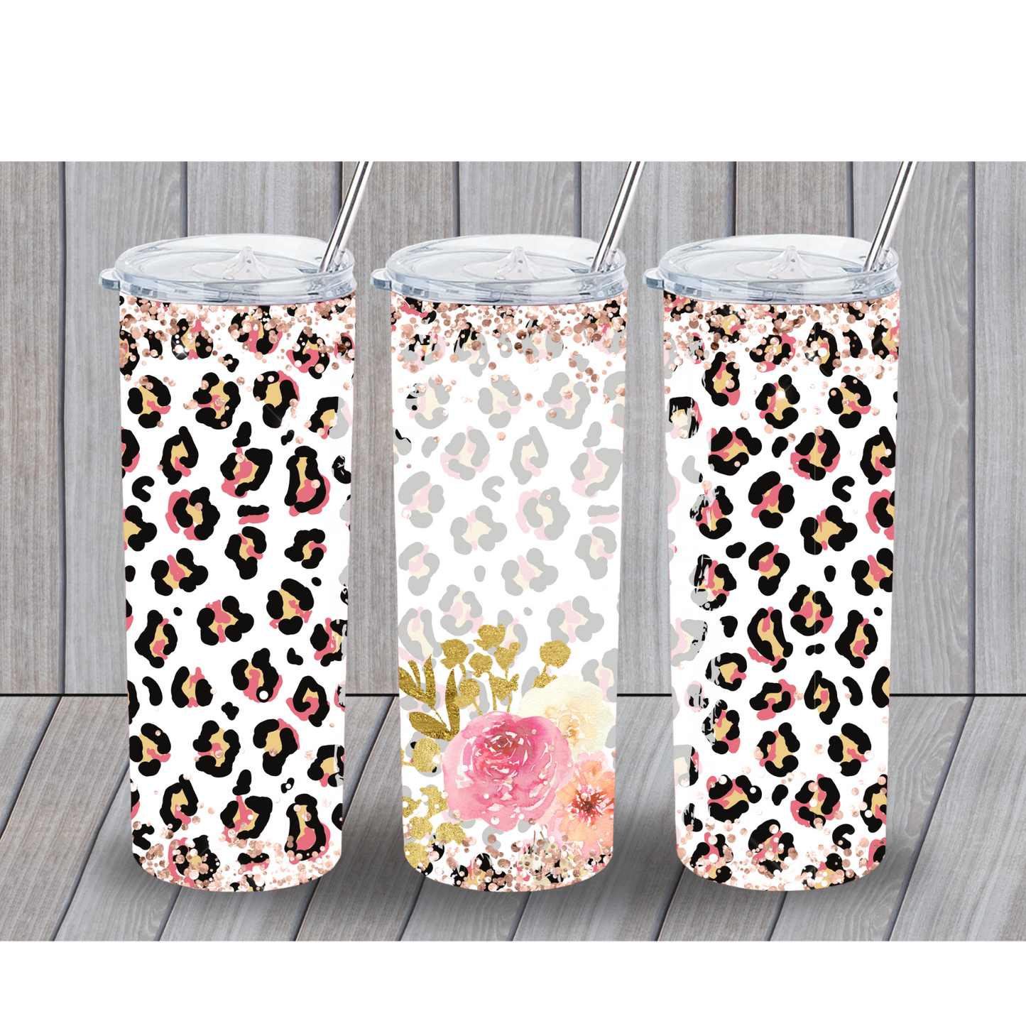 Pink Leopard 20oz Tumbler