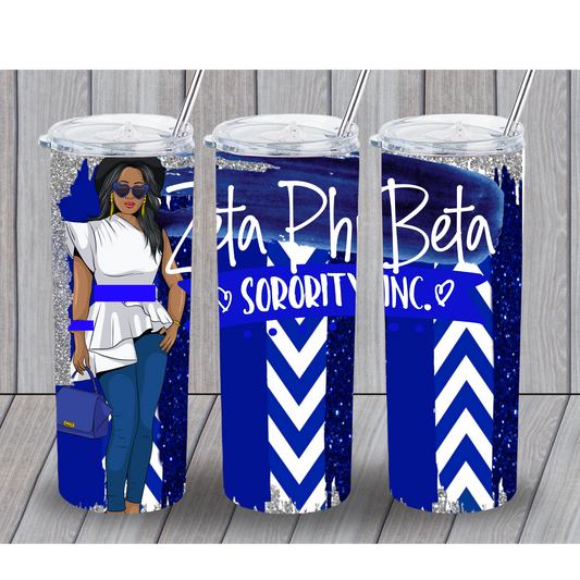 Zeta Phi Beta 20oz Tumbler